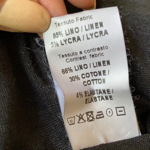 Lost and Found Italian Linen Draped Cardigan New - Picture 6 of 7